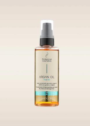 Концентрированное аргановое масло profesional cosmetics argan oil pure oil 100мл