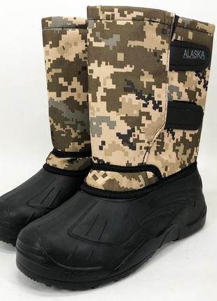 Ботинки мужские для работы размер 43 (28см) | специальная зимняя обувь мужская | сапоги oc-739 для прогулок2 фото