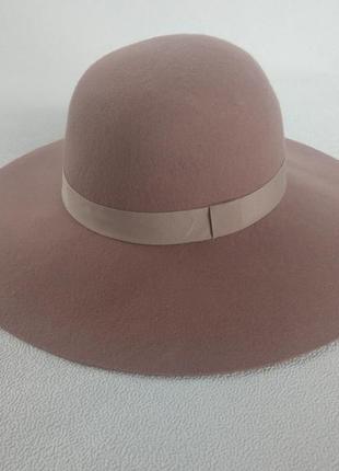 Фирменная стильная статусная качественная шляпа из шерсти3 фото