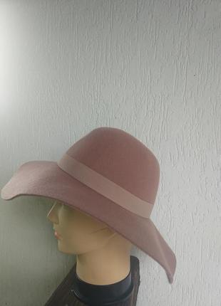 Фирменная стильная статусная качественная шляпа из шерсти4 фото