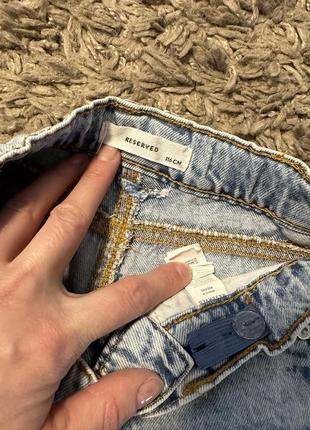 Джинси мом mom fit reserved 9
