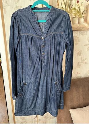 Стильное джинсовое платье размер м