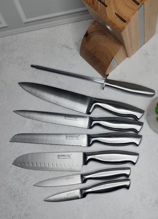 Набір кухонних ножів 8 предметів6 фото