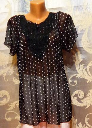 Для любителів горохів.туніка легчайшая шифонова.можна вагітним