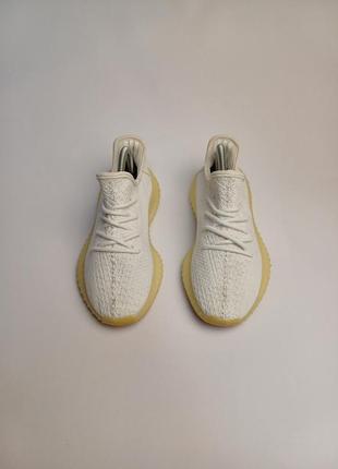 Adidas yeezy boost 350, белые кроссовки2 фото