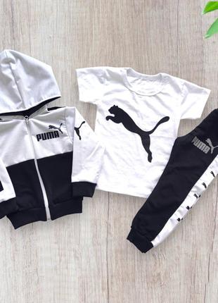 Детский спортивный костюм на мальчика пума 6-9 лет 116-134 см puma2 фото