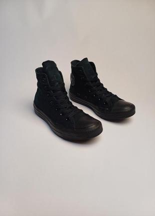 Converse 36.5, черные высокие кеды