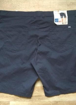 Котоновые шорты темно-синего цвета livergy, р. 62. замеры на фото4 фото