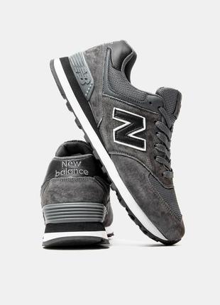 Кроссовки new balance 574 dark grey4 фото