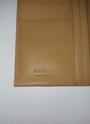 Великий шкіряний гаманець salvatore ferragamo5 фото