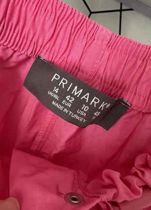 Штани карго, штани k-pop, штанці з кишенями по боках, штанці плащовка, рожеві карго5 фото
