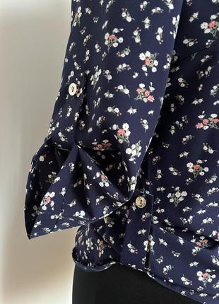 Блуза з квітковим принтом6 фото