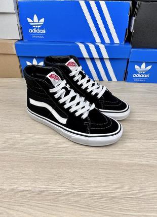 Кеды высокие vans comfycush sk8-hi old skool женские черные 36