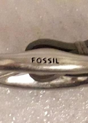 Кожаный ремешок fossil5 фото