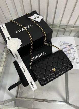 Сумка chanel кожа коробка, пыльник, карты, лента, камея