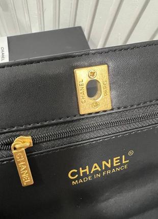 Сумка chanel  шкіра  коробка , пильовик , картки , стрічка , камея3 фото