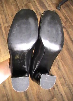 Туфли жен. nine west,р.7,5,ст.25см,кожа4 фото