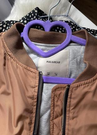 Куртка бомбер женская pull &amp; bear3 фото