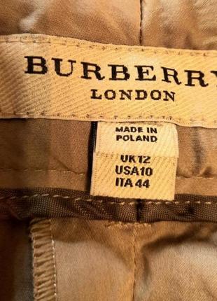 Бежевые брюки - плаццо из хлопка burberry4 фото