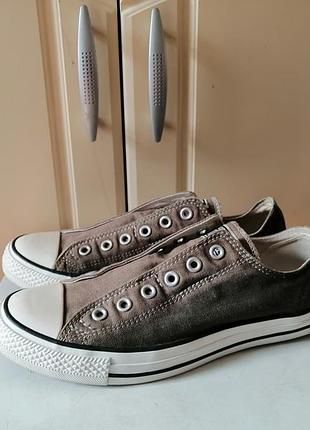 Кеди кросiвки converse коричневi хакi