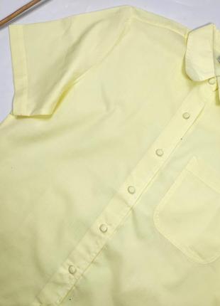 Сорочка жіноча жовтого кольору з короткими рукавами від бренду damart 143 фото