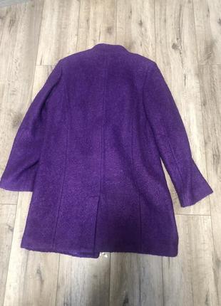 Пальто ярко фиолетовое, размер 48- 504 фото