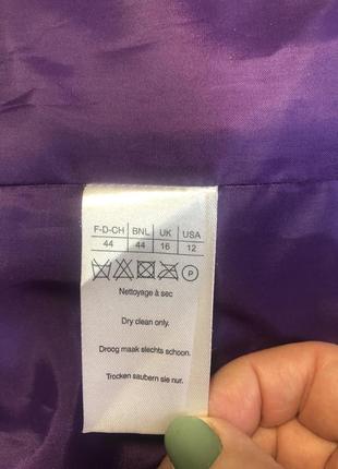 Пальто ярко фиолетовое, размер 48- 507 фото
