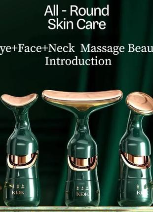 Професійний вібраційний ліфтинг масажер для обличчя4 фото