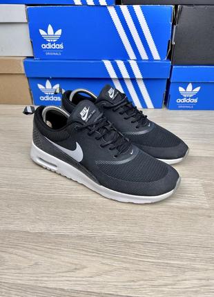 Кросівки nike air max thea чорні сіточка жіночі 40.5