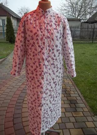 ( 52 / 54 р ) shapely figures халат женский стеганный на синтепоне оригинал новый