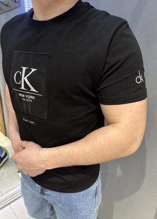 Мужская футболка с коротким рукавом чоловіча футболка calvin klein2 фото