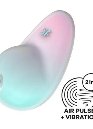 Вакуумный вибратор satisfyer pixie dust mint/pink 2