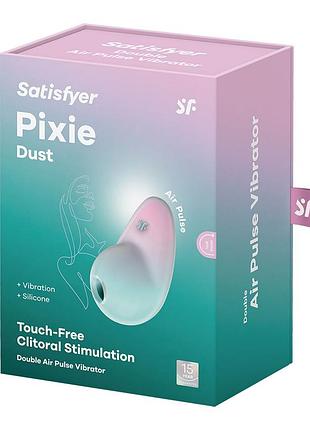 Вакуумный вибратор satisfyer pixie dust mint/pink 4