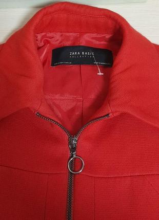 Шикарная курточка - пиджак zara basic collection made in morocco, 💯 оригинал8 фото