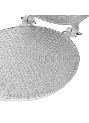 Форма для выпечки вафель и вафельных коржей вафельница тортовница круглая 180 мм