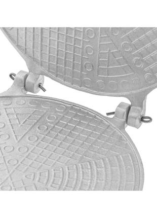 Форма для выпечки вафель и вафельных коржей вафельница тортовница круглая 180 мм