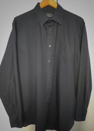 Черные классические мужские рубашки, размер 175 фото