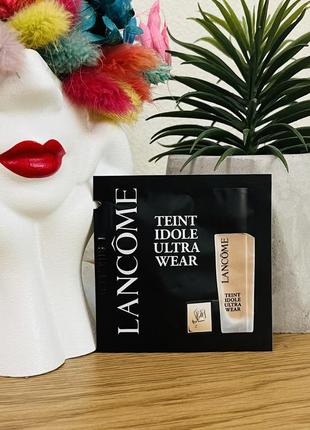 Оригінал пробник тональний крем lancome teint idole ultra wear 24h longwear foundation 100w1 фото