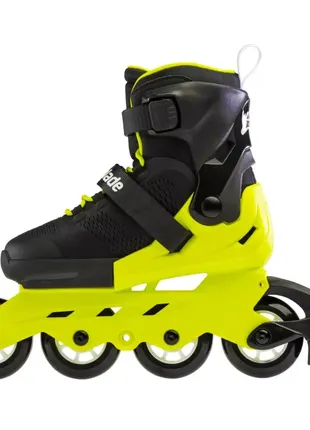 Роликові ковзани rollerblade microblade neon-yellow2 фото