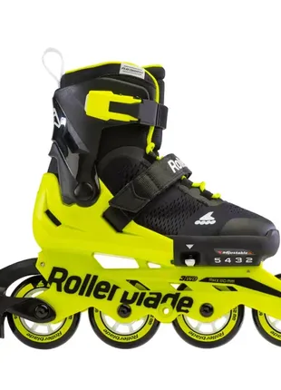 Роликові ковзани rollerblade microblade neon-yellow4 фото