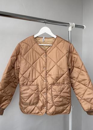 🌸знижка 700 грн до 23.04🌸жіноча демісезонна куртка курточка на весну осінь з кишенями на кнопках1 фото
