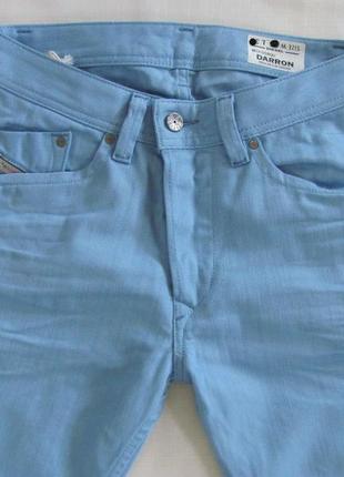 Новые голубые плотные джинсы diesel р. 48-50 (34/34) марокко6 фото