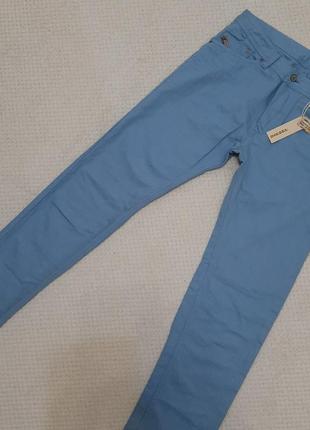 Новые голубые плотные джинсы diesel р. 48-50 (34/34) марокко9 фото