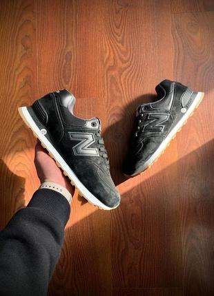 Кроссовки мужские new balance 574 black &amp; white