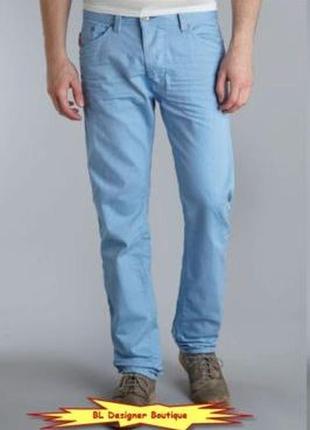 Новые голубые плотные джинсы diesel р. 48-50 (34/34) марокко1 фото