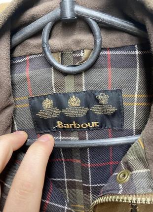 Куртка barbour wax3 фото