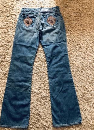 Новые с бирками джинсы  just cavalli оригинал бренд голограмма штаны брендовые размер 29 на размер s,m3 фото