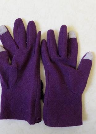 Шерстяні рукавички2 фото