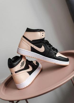 Кроссовки nike air jordan 1 retro high black crimson tint5 фото