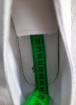 Новые кожаные классические базовые белые кеды кеди primark 38p.8 фото